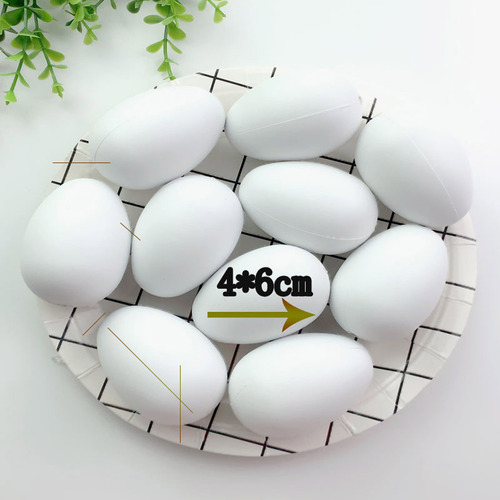 Huevos Decorativos De Plástico E 50, 6 Cm, Para Decorar El H