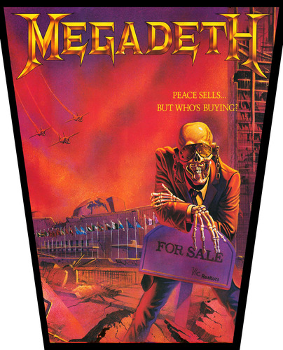 Megadeth Peace Sells Parche Espaldera Bp002 Metallica Exodus