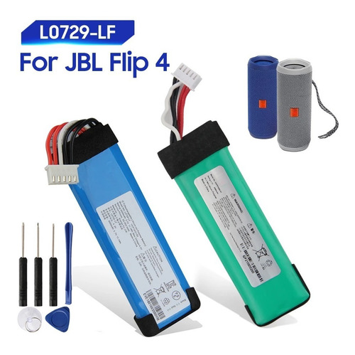Imagem 3 de 3 de Bateria Compatível Caixa De Som Portátil Bluetooth Flip 4
