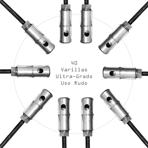 Varillas Destapacaños Para Desazolve Drenajes | 40 Metros