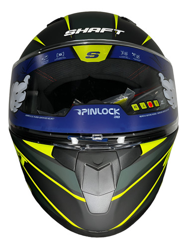 Casco Integral Ligther Visor Transparente Shaft