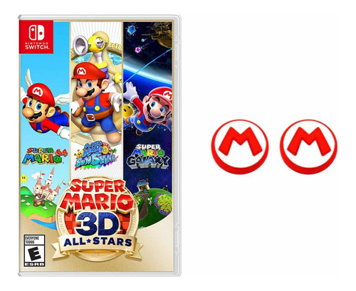 Super Mario 3d All Stars + 2 Grips Nintendo Switch Nuevo