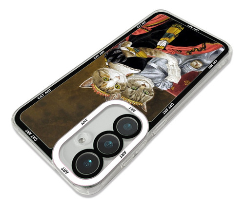 Funda De Teléfono Famous Paintings And Cat Art Para Samsung Galaxy S25 Ultra S24 Plus S22 S23 Fe S21 A55 A54 5g A15