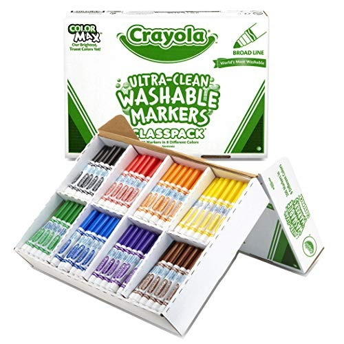 Crayola Marcadores A Granel Ultra Clean Broad Line 200 Count