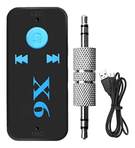 Adaptador Bluetooth Auxiliar Carro Equipo Audífonoreceptortf