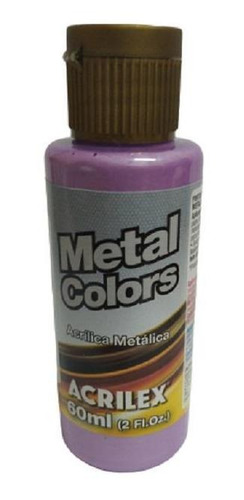 Tinta Acrílica Metal Colors Magenta - 549 - Acrilex - 60ml