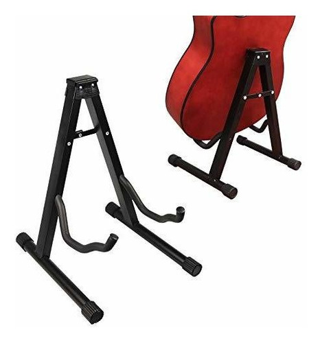 2 Repuesto Soporte Guitarra Plegable Frame Para Toda Bajo