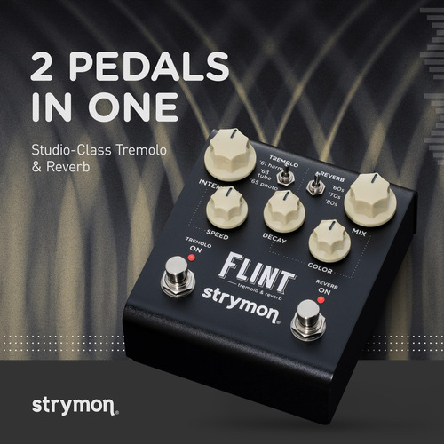 Pedal De Efectos De Guitarra Strymon Flint V2 Tremolo And Re
