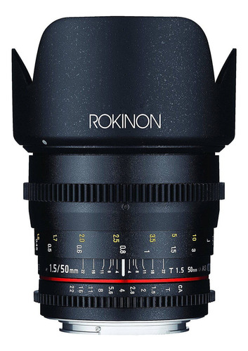 Lente Rokinon Cine Ds 50mm T1.5 Para Canon