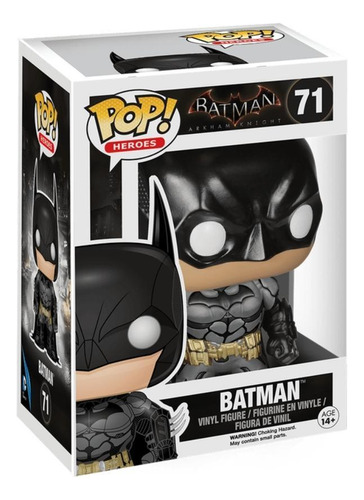 Boneco Funko Pop Batman Dc Arkham Knight 12cm