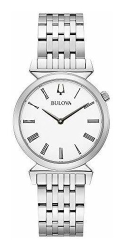 Reloj De Acero Inoxidable Bulova Classic Regatta Para Mujer