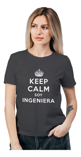 Polera Mujer Ingeniera Profesiones Algodón Orgánico Wiwi