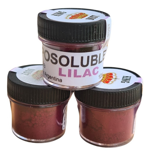 Imagen 1 de 3 de Colorante Liposoluble Para Teñir Chocolate King Dust Lila