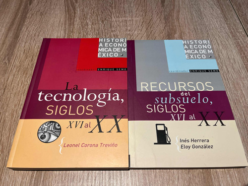 Libros Enrique Semo La Teconología + Recursos Del Subsuelo