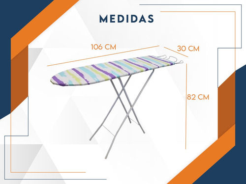 Tabla De Planchar Grande Altura Regulable Reforzada Plegable