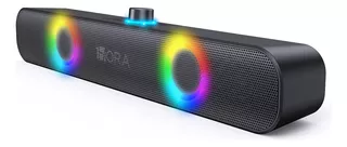 Bocina Bluetooth Portátil 1Hora BOC241, Bocinas para PC Bocinas Inalámbrica Bluetooth RGB Altavoces Inalámbrico, Soporte 3.5 mm AUX/TF/USB/Bluetooth para Interior, Hogar y Fiesta