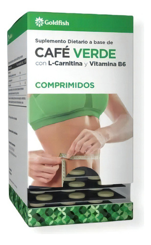 Blistera Cafe Verde - Goldfish X 100 Comprimidos