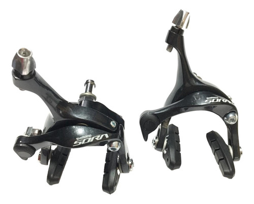Freio Ferradura Shimano Sora Br-r3000 Dianteiro E Traseiro Cor Preto