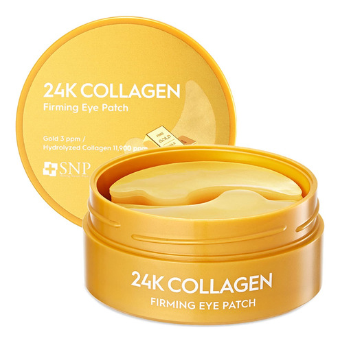 Gold Collagen Eye Patch Snp 60 Parches De Hydrogel Coreanos 