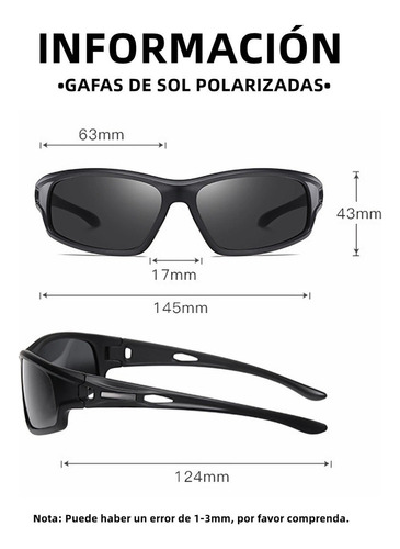 Lentes De Sol Polarizados Con Protección Uv400 P/hombre 2 Pz