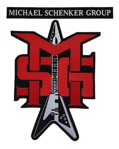 Parche Bordado Banda Msg Michael Schenker Group Hard Rock