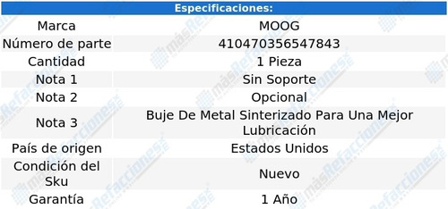 Brazo Auxiliar Moog Sierra 1500 Hd Classic 07