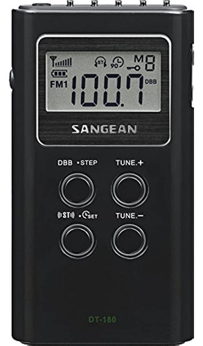 Sangean Dt-180 Am Fm Pocket Radio