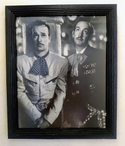 Pedro Infante Y Jorge Negrete _ Póster Enmarcado 