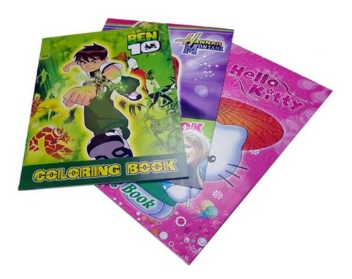 Imagen 1 de 3 de Libros Colorear Ben10 Kitty Hannah Montana | Escool