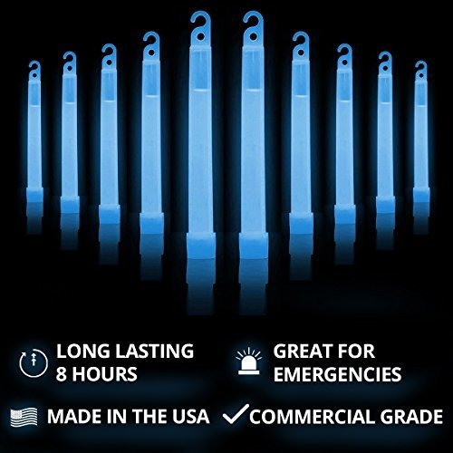 Cyalume Barras De Luz Quimica Azul Grado Industrial 6 Pulgad