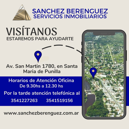 Terreno En Venta En Villa San Nicolas, Malagueño. Te55