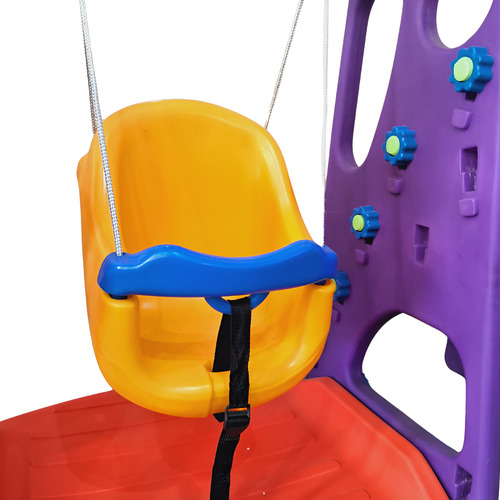 Playground 3 Em 1 | Escorregador + Balanço + Cesta Infantil