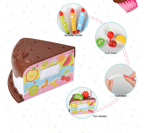 Juego De Juguetes Para Comida F Play, Tarta De Cumpleaños, R