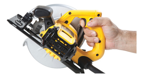 Imagen 3 de 8 de Sierra circular eléctrica DeWalt DWE560 184mm 1400W amarilla 127V
