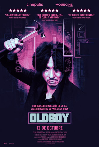 Póster Original, Oldboy, Impreso Por Ambos Lados 