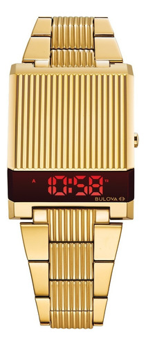 Reloj Bulova Vintage Computron Dorado 97c110 Original