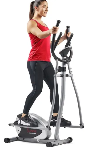 Sunny Health & Fitness SF-E905 máquina elíptica de stepper legacy color negro