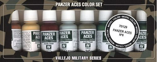 Vallejo Panzer Aces N ° 6 Paint Set, 17 Ml.