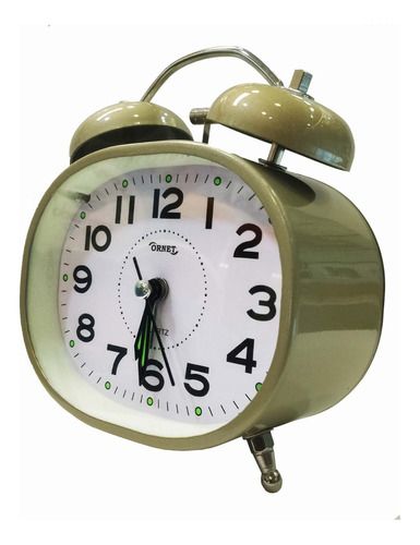 Reloj Despertador Ornet 9527  Retro Vintage Campanilla