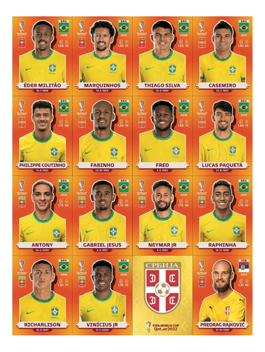 Plantillas De Figuritas Del Mundial Qatar 2022 Para Imprimir