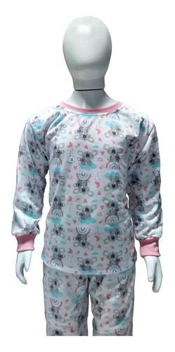 Imagem 2 de 3 de Pijama Infantil Malha 0 - 18 Meses Múltiplas Estampas Menina