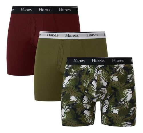 Pack 3 Boxer Hombre Hanes Originals Algodon Stretch