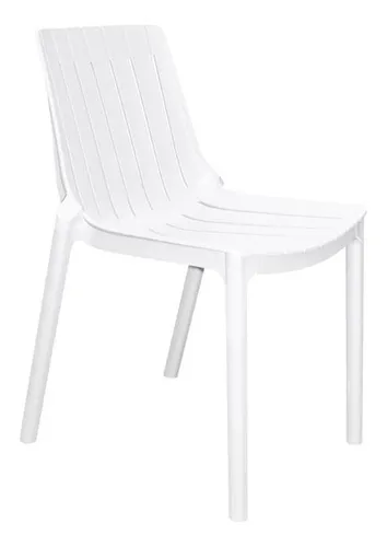Silla Plastica Blanca - *