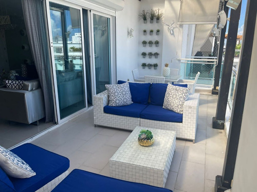 Venta Pent-house Amueblado 3 Habitaciones Evaristo Morales Santo Domingo D. N.