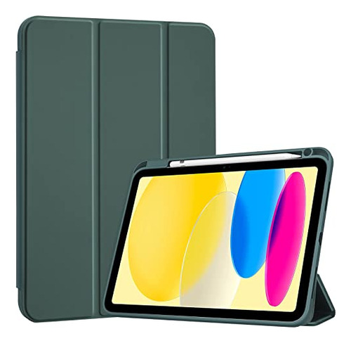 Procase Para iPad 10th Generation Case Con Pencil Holder, Ip