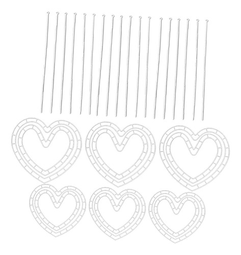 Forma De Fabricación De Coronas 6x Pequeño Corazón Grande