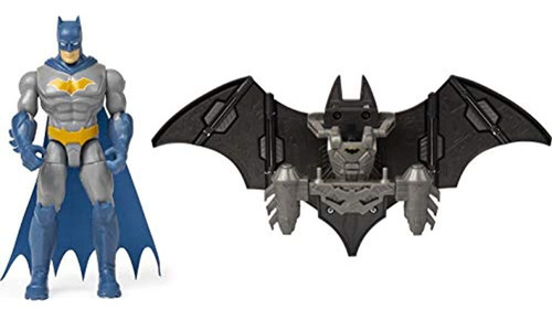 Batman, Figura De Accion Mega Gear Deluxe De 4 Pulgadas Con