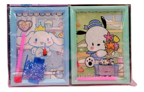 Pintura Arte Diamante Sanrio Kuromi Pochacco Cinnamoroll 2