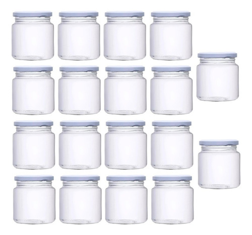 Pack 18 Unid Frasco Conservero Con Tapas Incluidas 500ml