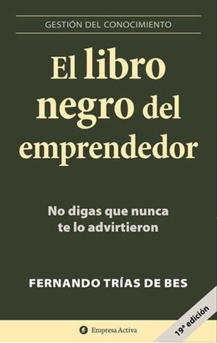 Libro Negro Del Emprendedor El Mex